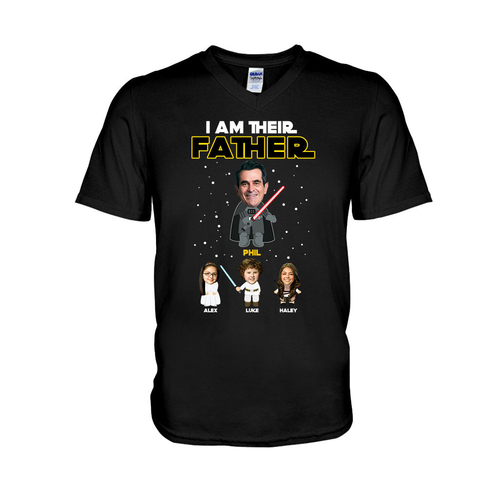 I Am Their Father - Personalized Father's Day Father T-shirt and Hoodie
