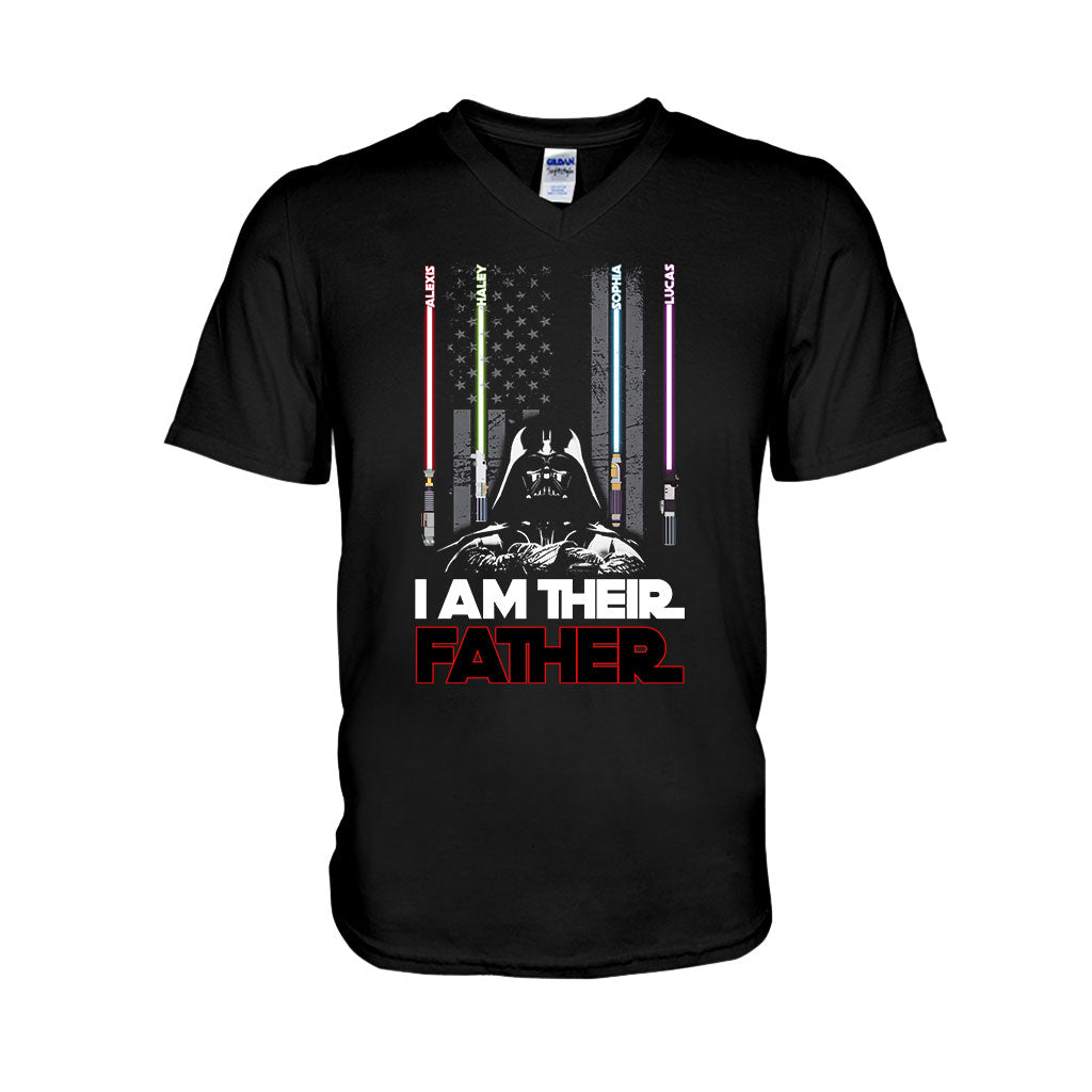 I Am Their Father - Personalized Father's day Father T-shirt and Hoodie