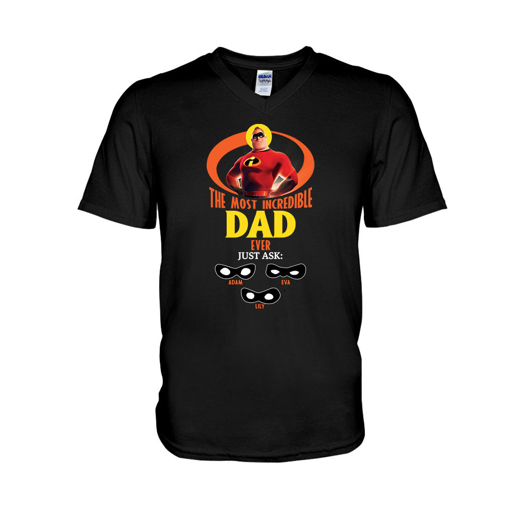 Incredible Dad - Personalized Incredible Family T-shirt and Hoodie