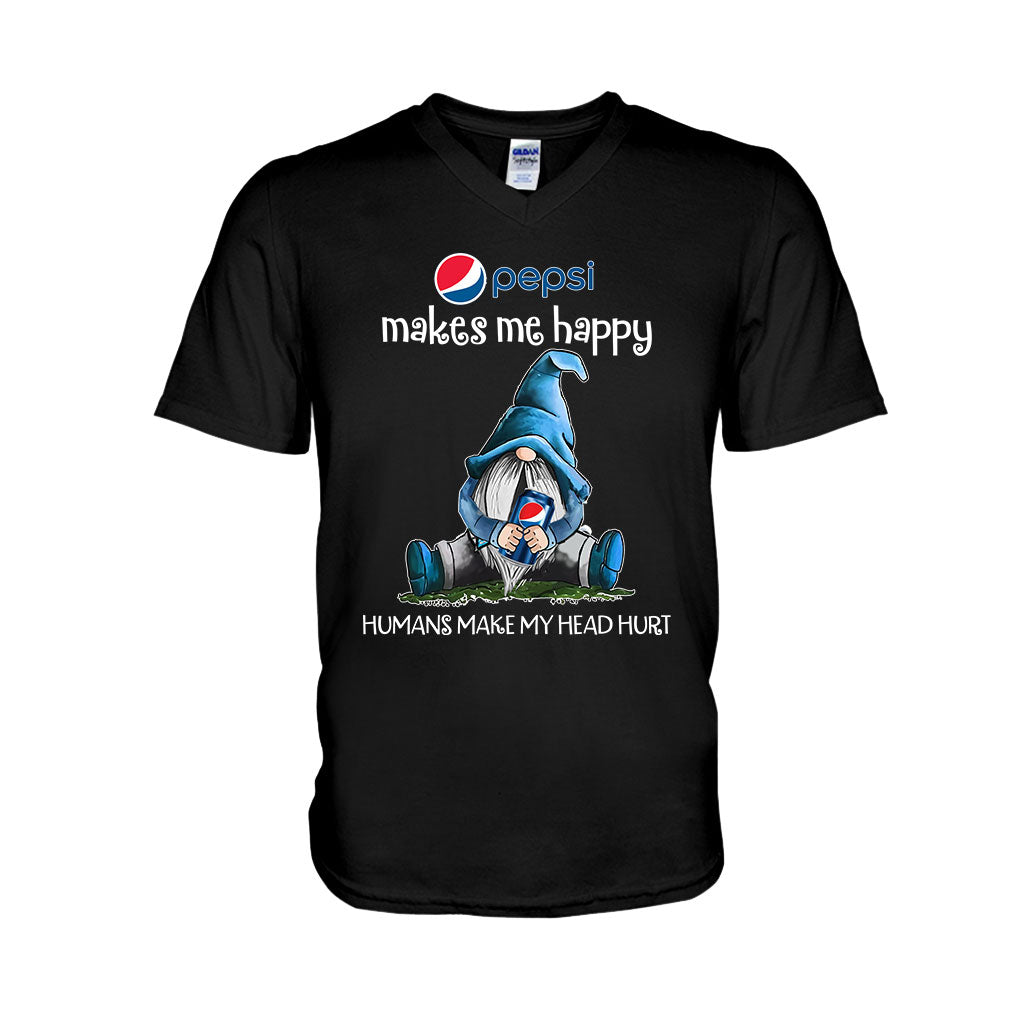 Humans Make My Head Blue Soft Drink T-shirt and Hoodie