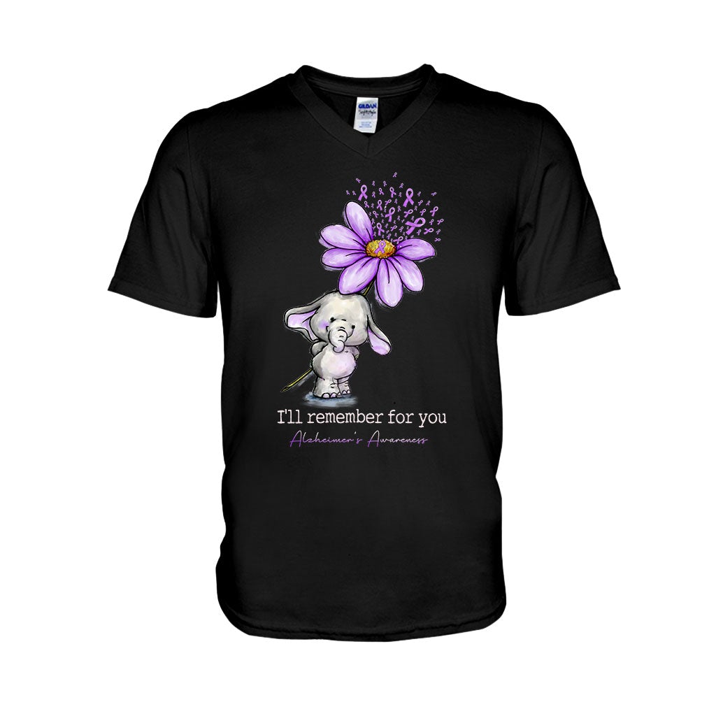 I Will Remember  - Alzheimer Awareness T-shirt And Hoodie 072021
