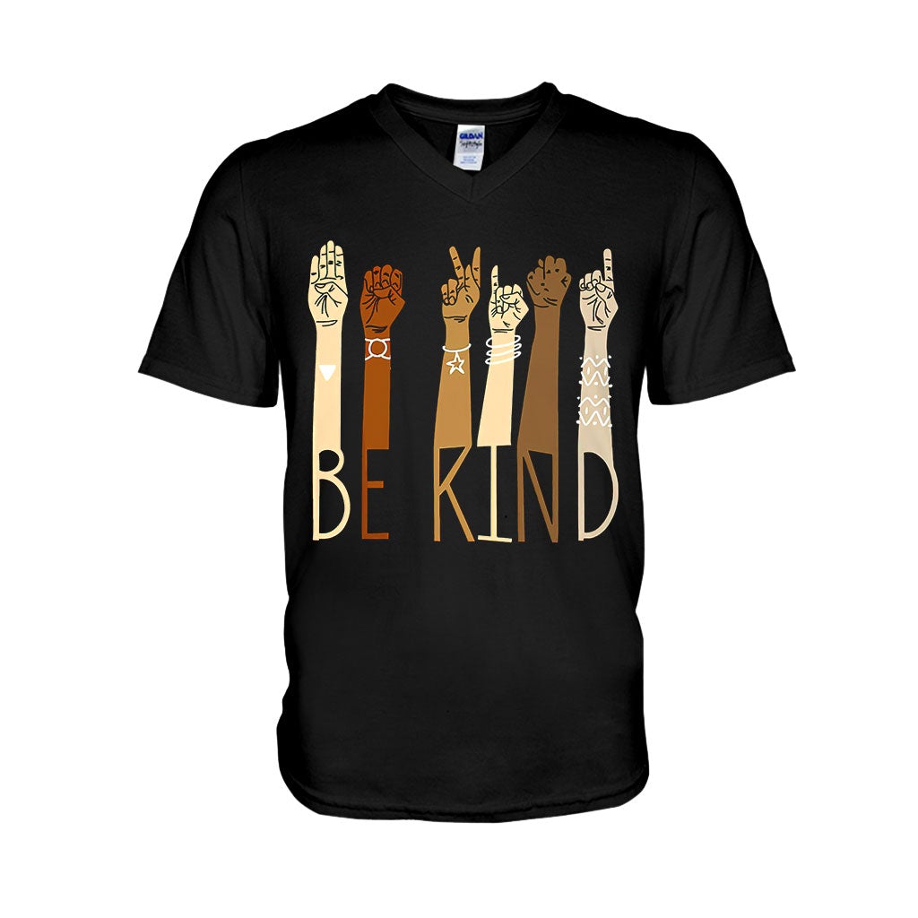 Be Kind  - American Sign Language T-shirt And Hoodie 062021