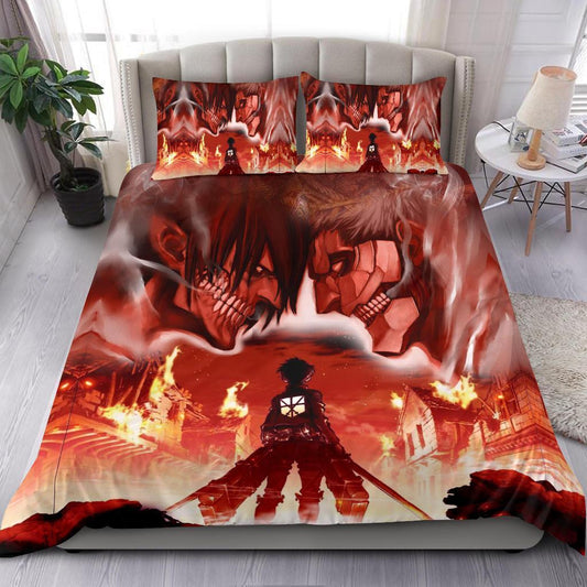 Duel Giants War Bedding Set 0523