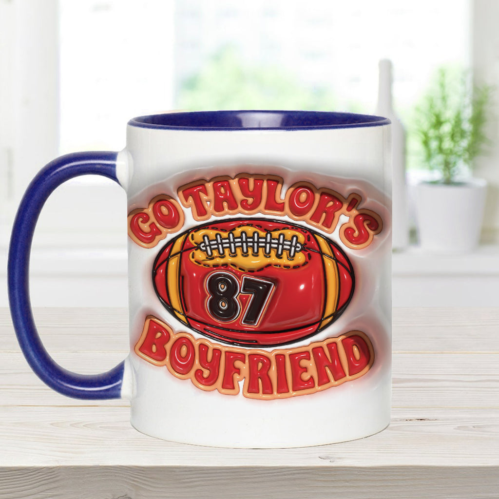 Karma Is The Guy Inflated - Tay-tay Lover Accent Mug