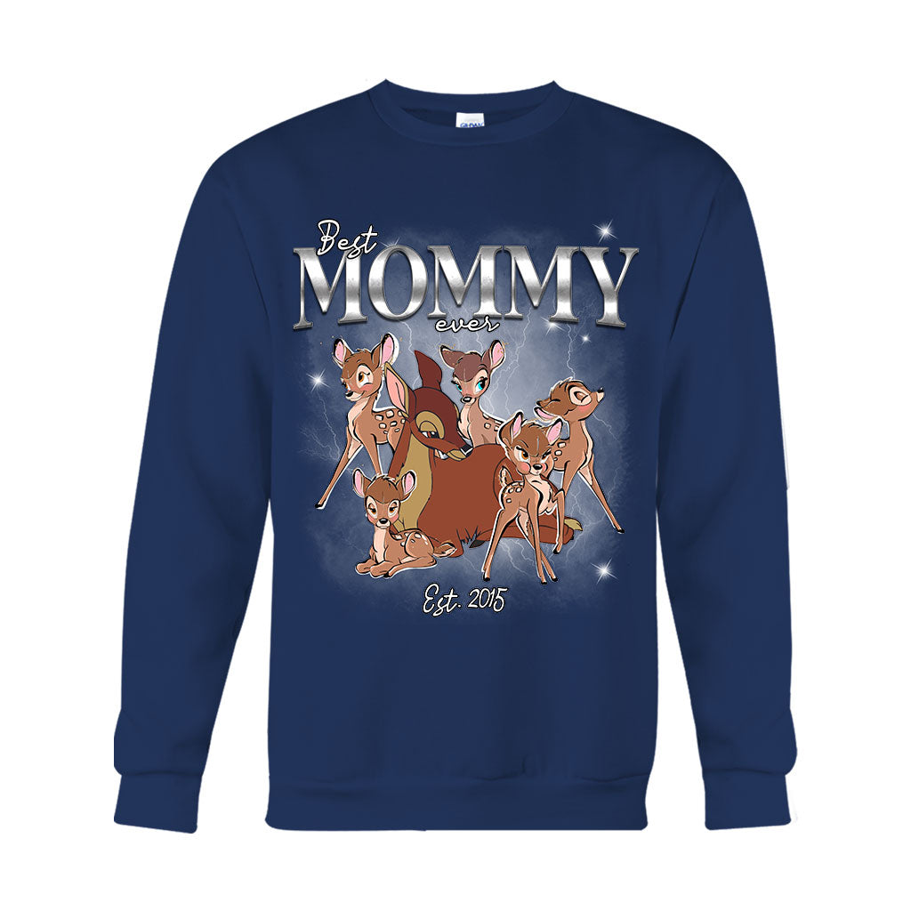 Best Mommy Ever Deer Mom Bootleg Rap - Personalized Mother T-shirt And Hoodie