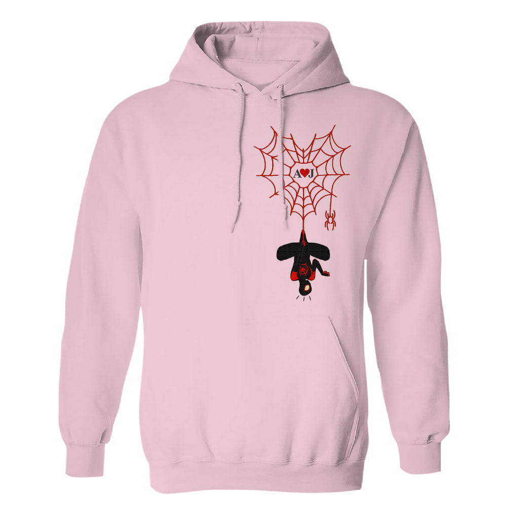 Love You In Every Multiverse - Personalized Couple Embroidered Hoodie