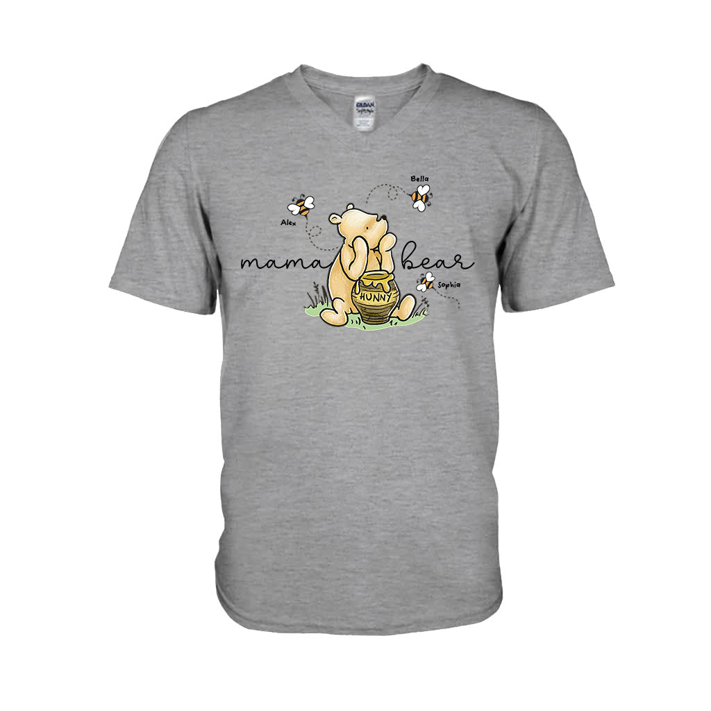 Mama Bear - Personalized Mother T-shirt And Hoodie