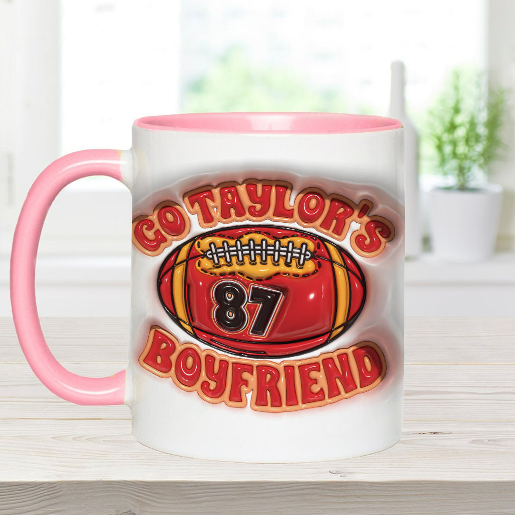 Karma Is The Guy Inflated - Tay-tay Lover Accent Mug