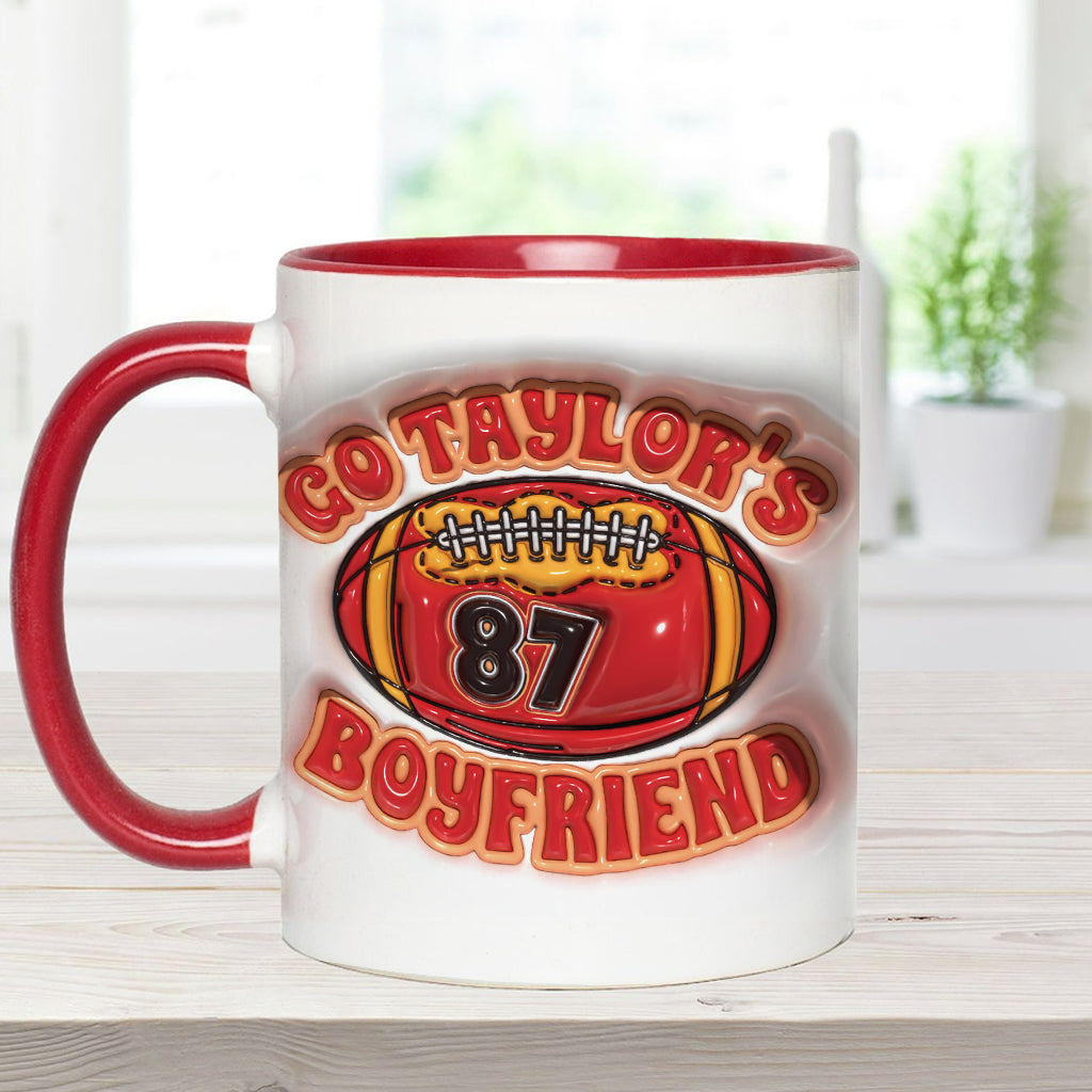 Karma Is The Guy Inflated - Tay-tay Lover Accent Mug