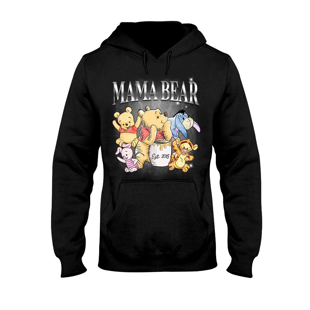 Mama Bear Bootleg Rap - Personalized Mother T-shirt And Hoodie