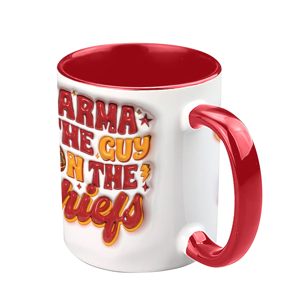 Karma Is The Guy Inflated - Tay-tay Lover Accent Mug