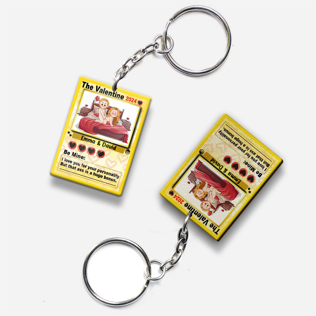 I Choose You - Personalized Couple Keychain