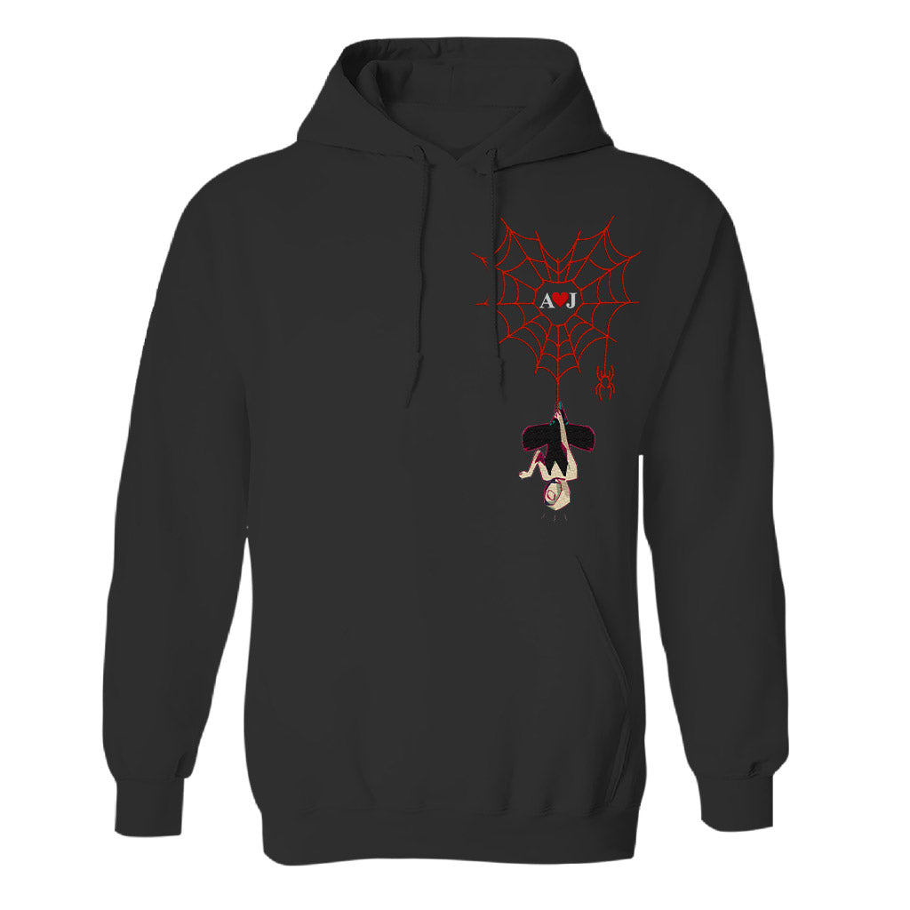 Love You In Every Multiverse - Personalized Couple Embroidered Hoodie