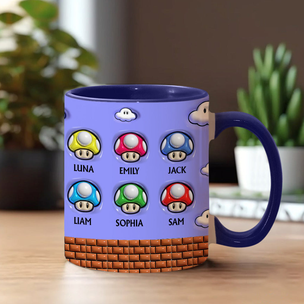 Super Mommio - Personalized Super Plumber Accent Mug