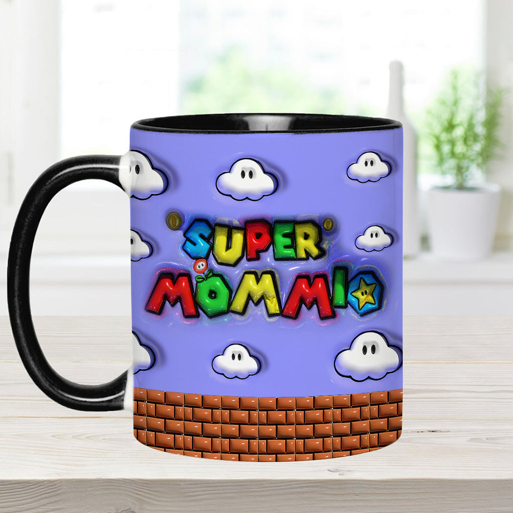 Super Mommio - Personalized Super Plumber Accent Mug
