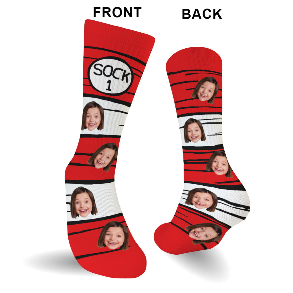 Funny Portrait - Personalized Teacher Of All Things Socks