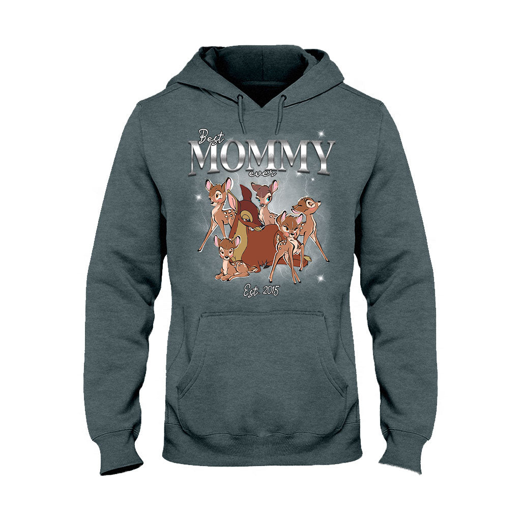 Best Mommy Ever Deer Mom Bootleg Rap - Personalized Mother T-shirt And Hoodie
