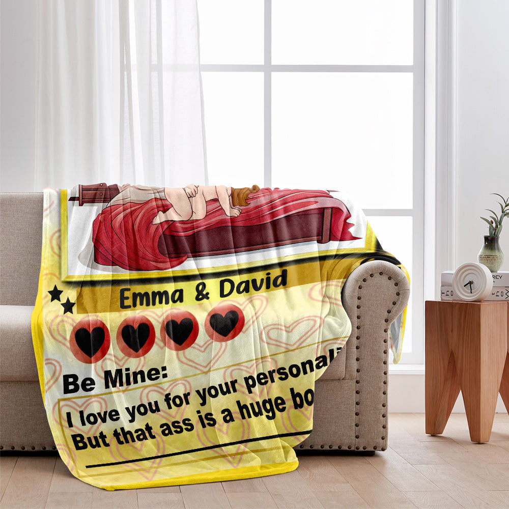 I Choose You - Personalized Couple Blanket