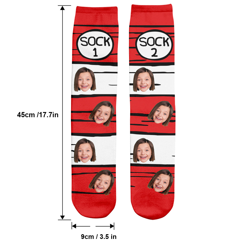 Funny Portrait - Personalized Teacher Of All Things Socks