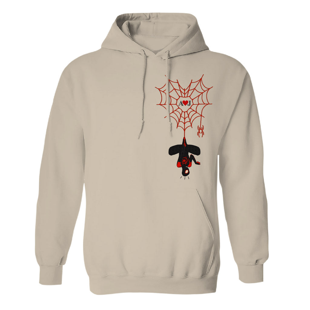 Love You In Every Multiverse - Personalized Couple Embroidered Hoodie