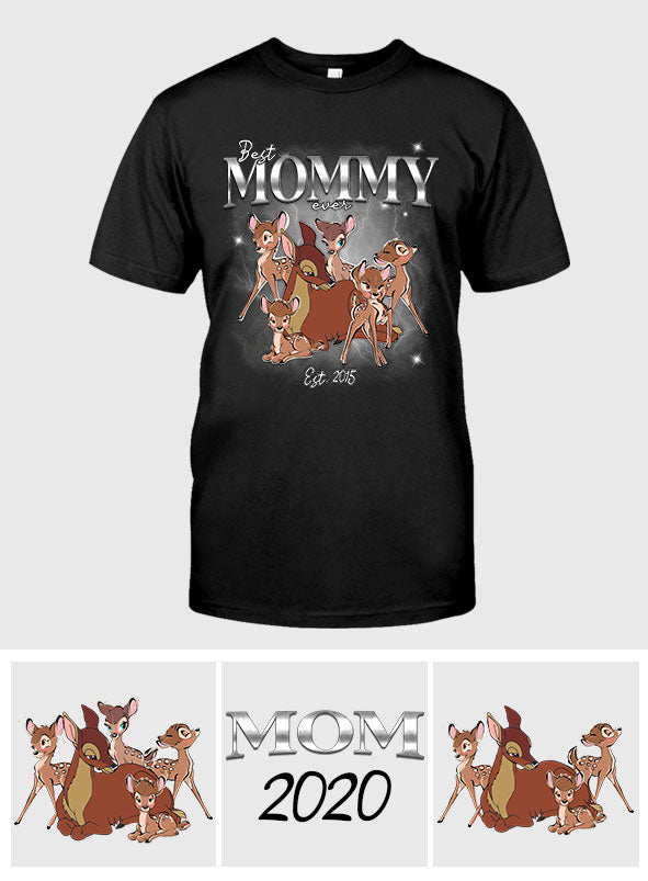 Best Mommy Ever Deer Mom Bootleg Rap - Personalized Mother T-shirt And Hoodie