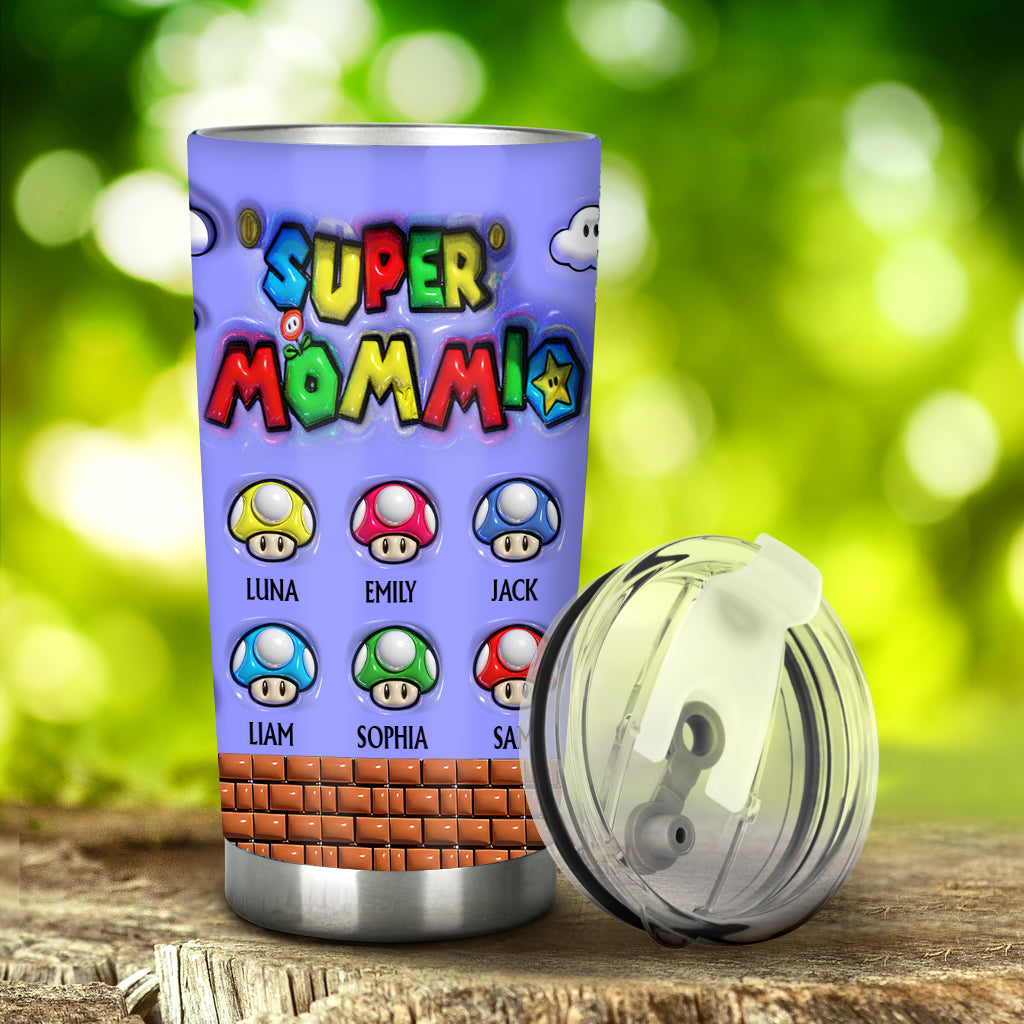 Super Mommio - Personalized Super Plumber Tumbler