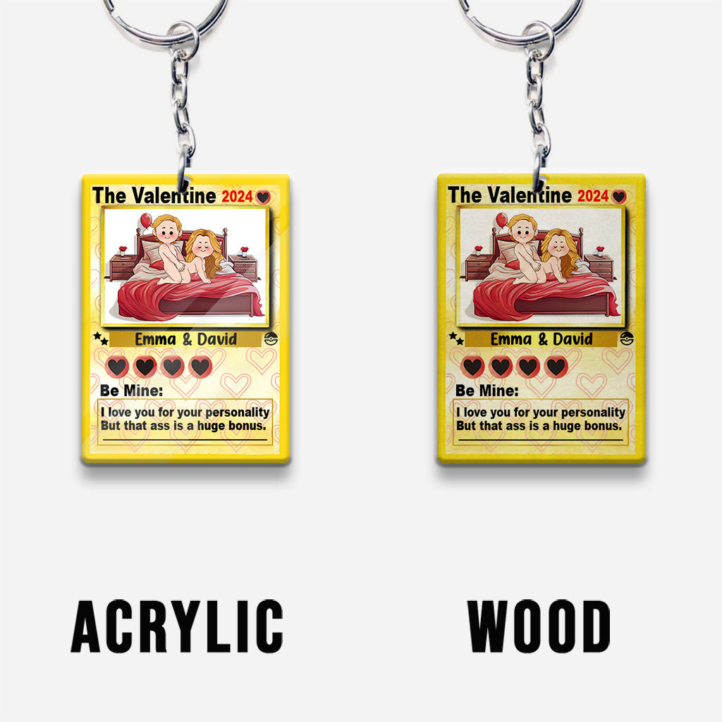 I Choose You - Personalized Couple Keychain