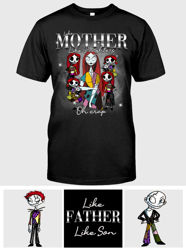 Like Mother Father Like Son Daughter Oh - Personalized Mother T-shirt And Hoodie