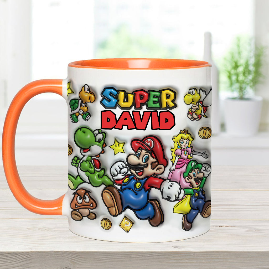 Super Mario - Personalized Super Plumber Accent Mug