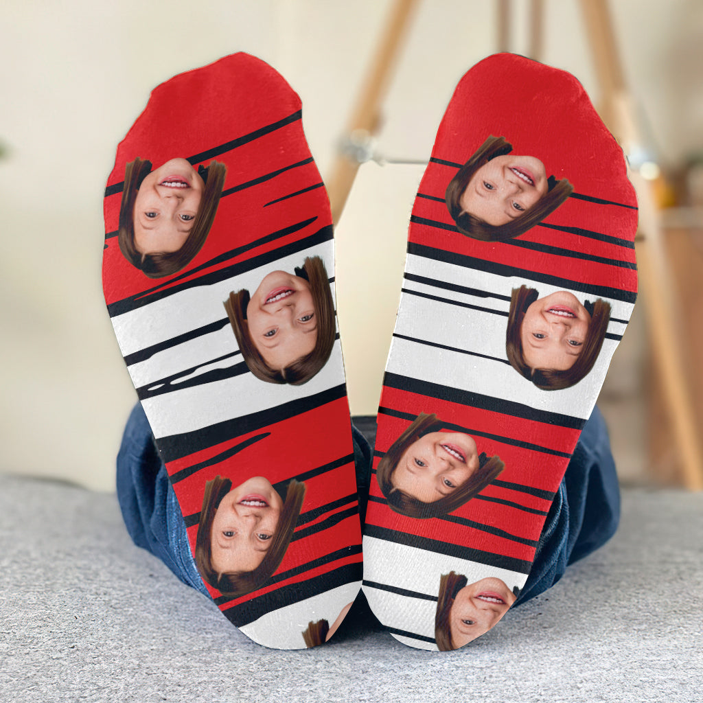 Funny Portrait - Personalized Teacher Of All Things Socks