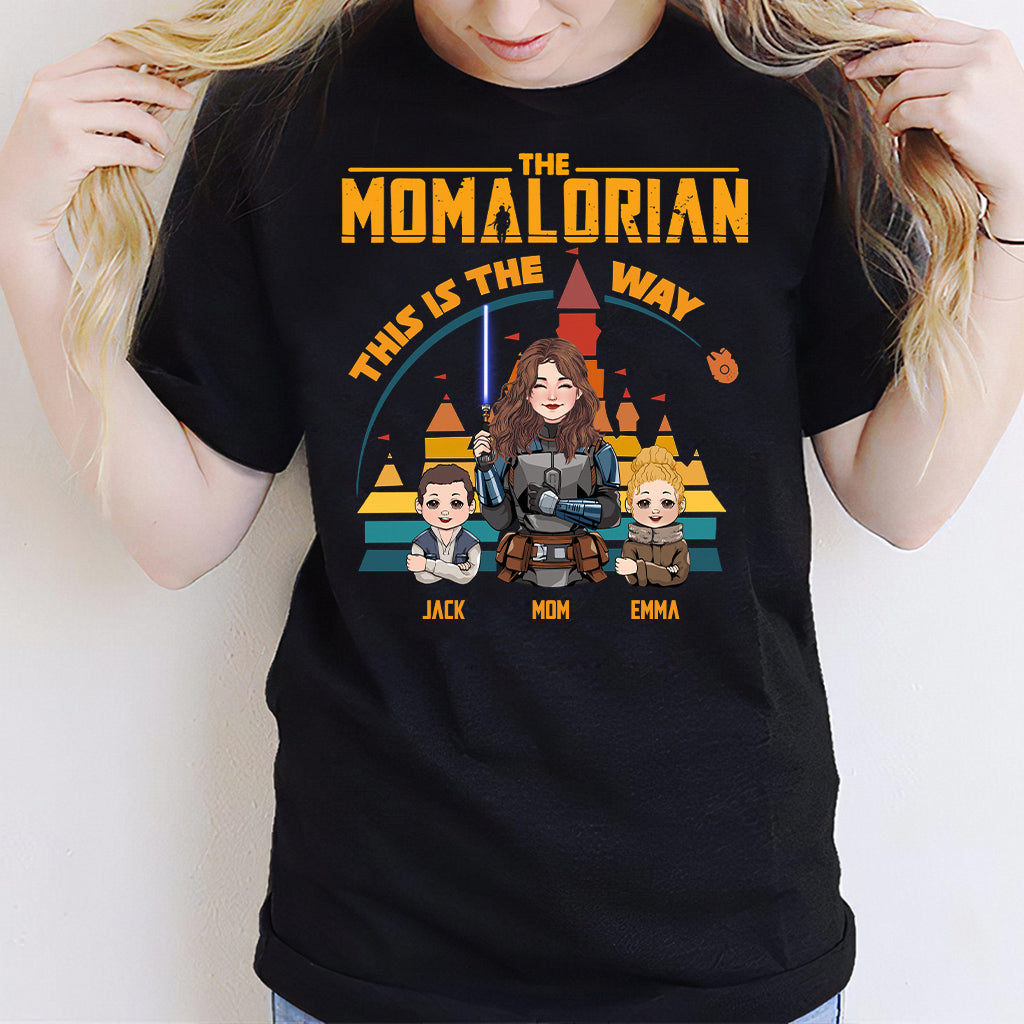 Mamalorian Dadalorian - Personalized Mother T-shirt And Hoodie