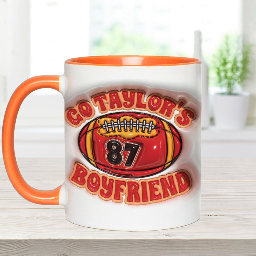 Karma Is The Guy Inflated - Tay-tay Lover Accent Mug