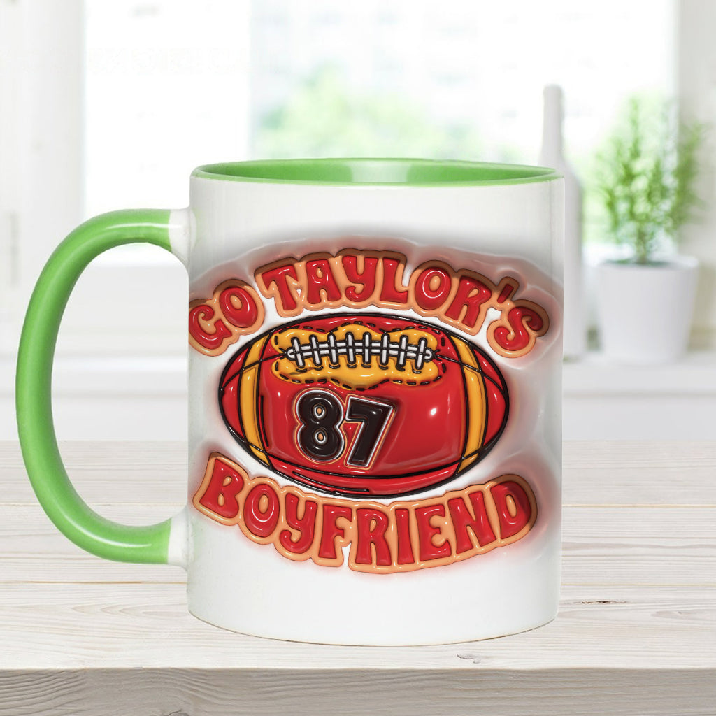 Karma Is The Guy Inflated - Tay-tay Lover Accent Mug