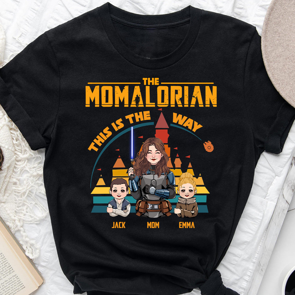 Mamalorian Dadalorian - Personalized Mother T-shirt And Hoodie