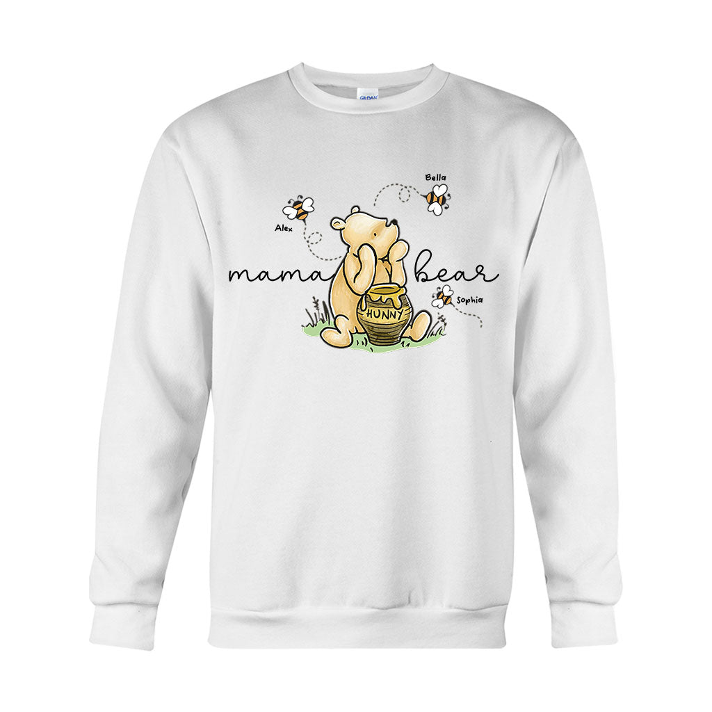 Mama Bear - Personalized Mother T-shirt And Hoodie
