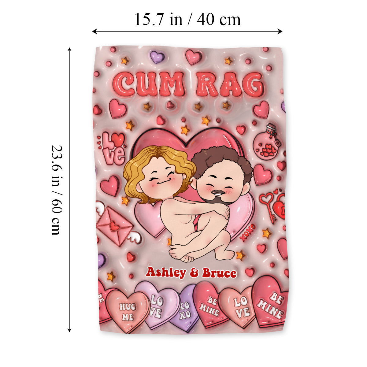 Cum Rag - Personalized Couple Towel