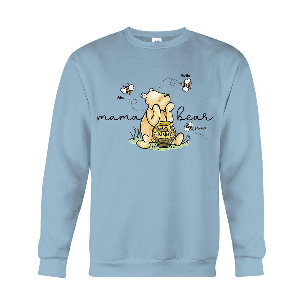 Mama Bear - Personalized Mother T-shirt And Hoodie