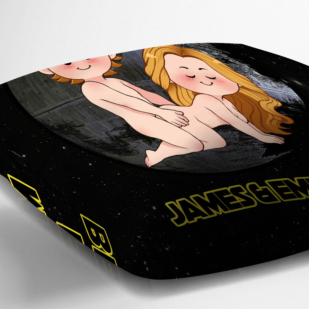May The Force Be In Me - Personalized Couple Throw Pillow