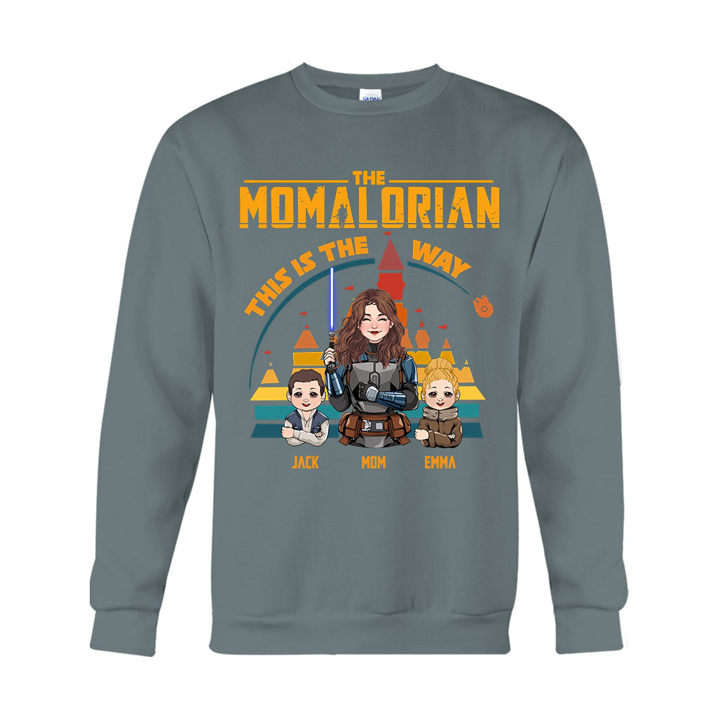 Mamalorian Dadalorian - Personalized Mother T-shirt And Hoodie