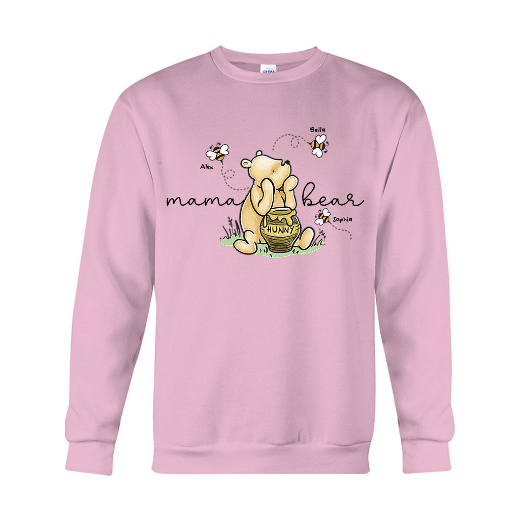 Mama Bear - Personalized Mother T-shirt And Hoodie