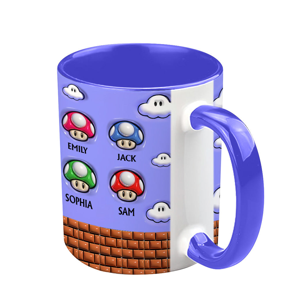 Super Mommio - Personalized Super Plumber Accent Mug