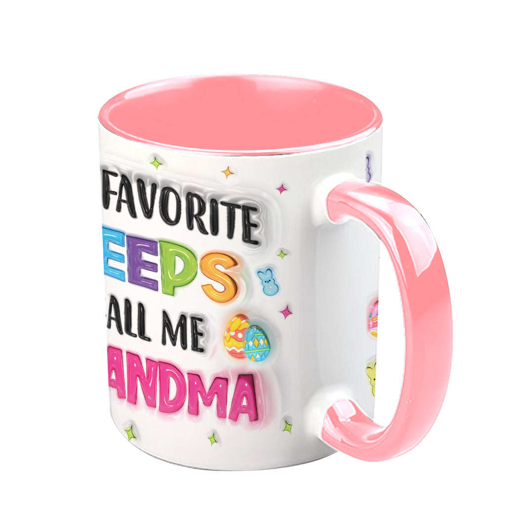 Grandma Of These Bunnies - Personalized Grandma Accent Mug
