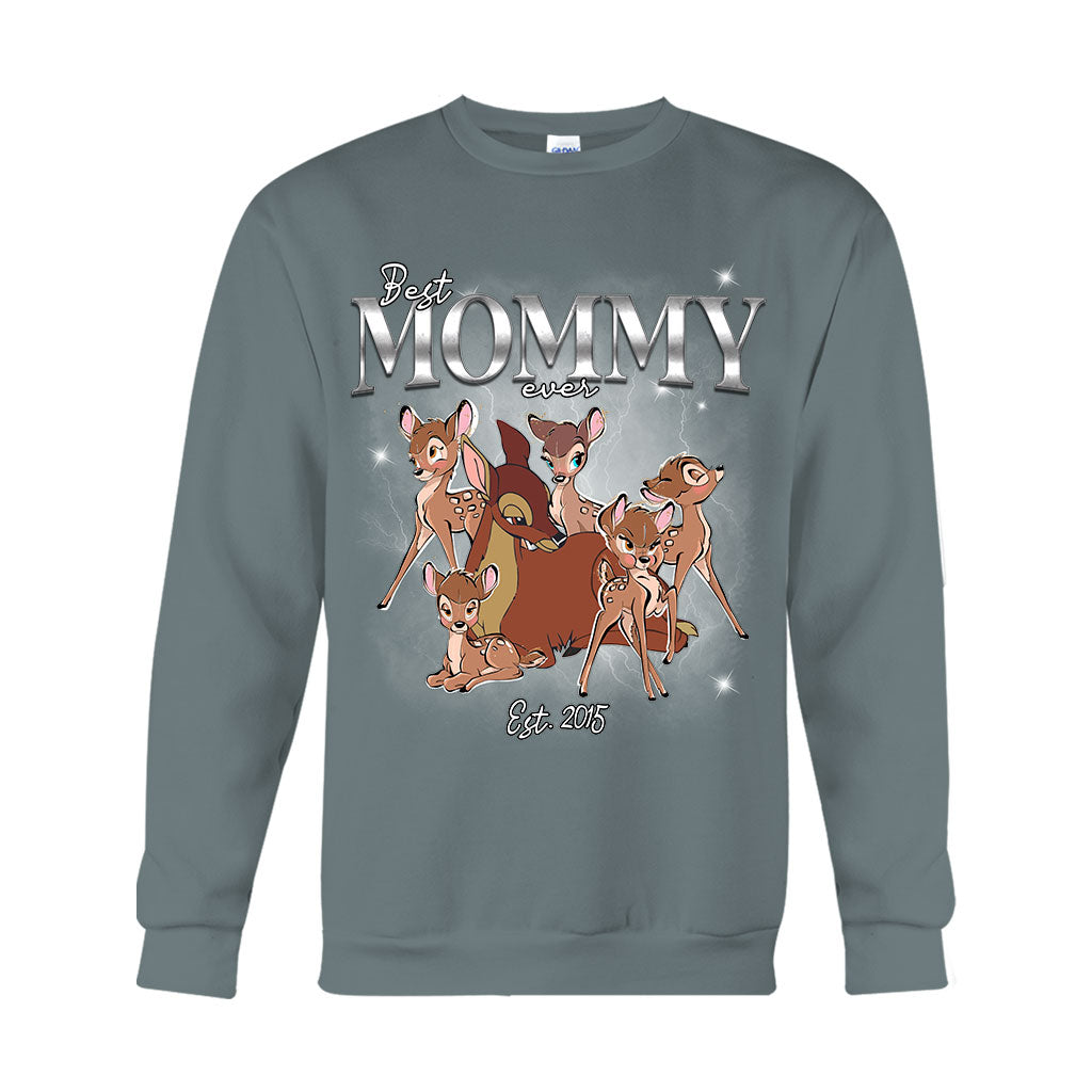Best Mommy Ever Deer Mom Bootleg Rap - Personalized Mother T-shirt And Hoodie