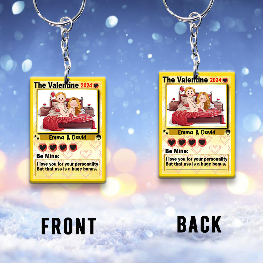 I Choose You - Personalized Couple Keychain