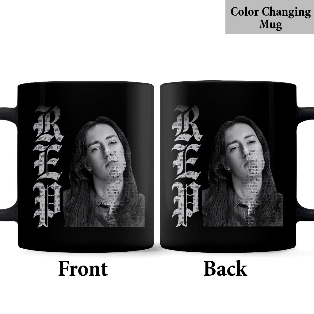 Custom Black And White Photo REP - Personalized Tay-tay Lover Mug