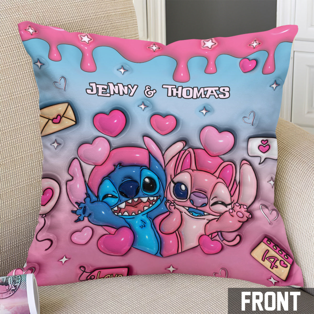 I'm Yours - Personalized Couple Throw Pillow