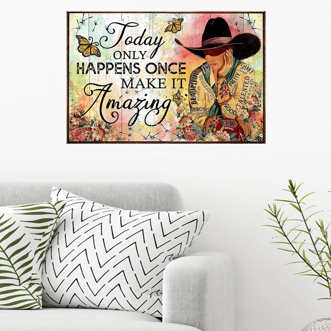 Make It Amazing - Horse Poster