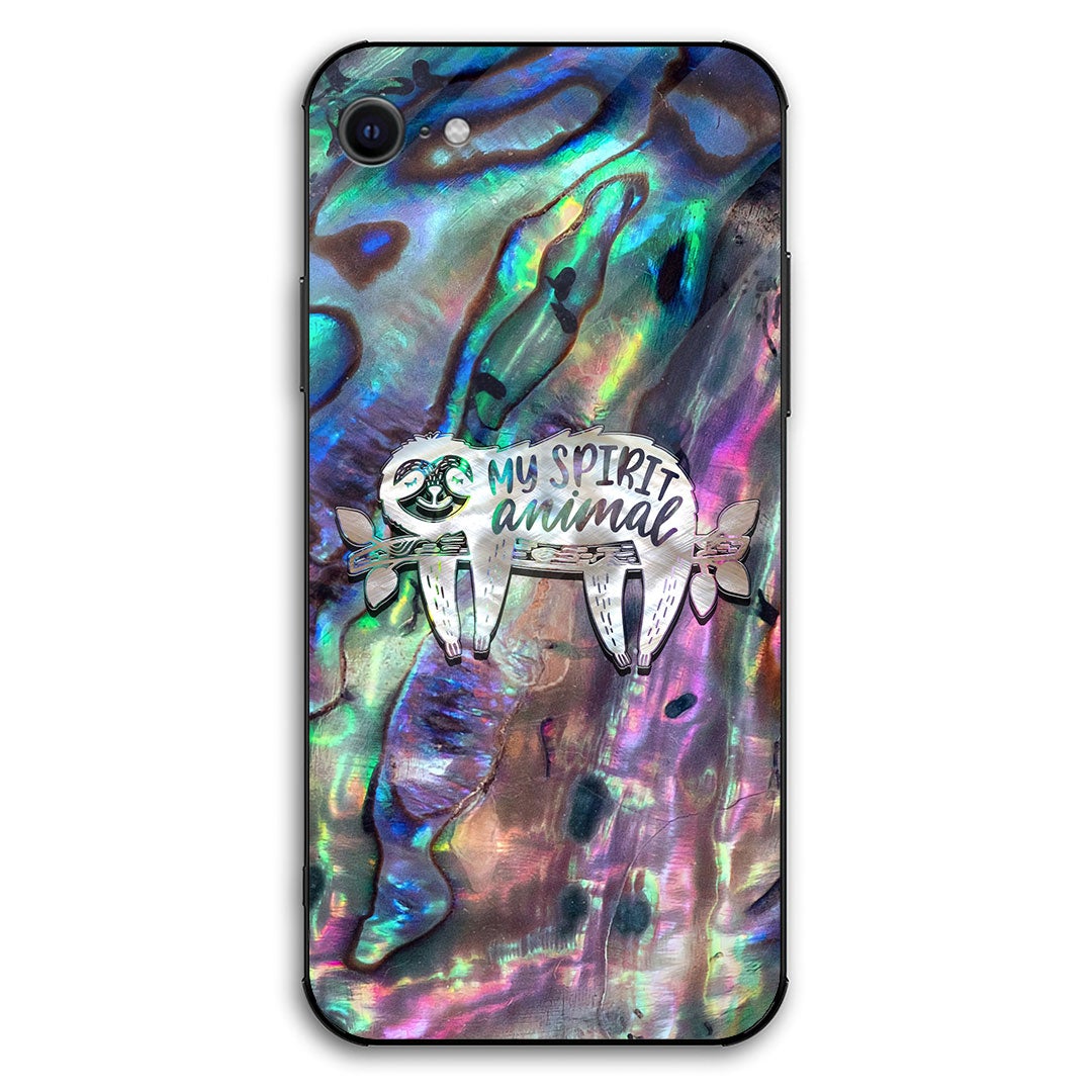 My Spirit Animal - Sloth Seashell Pattern Print Phone Case
