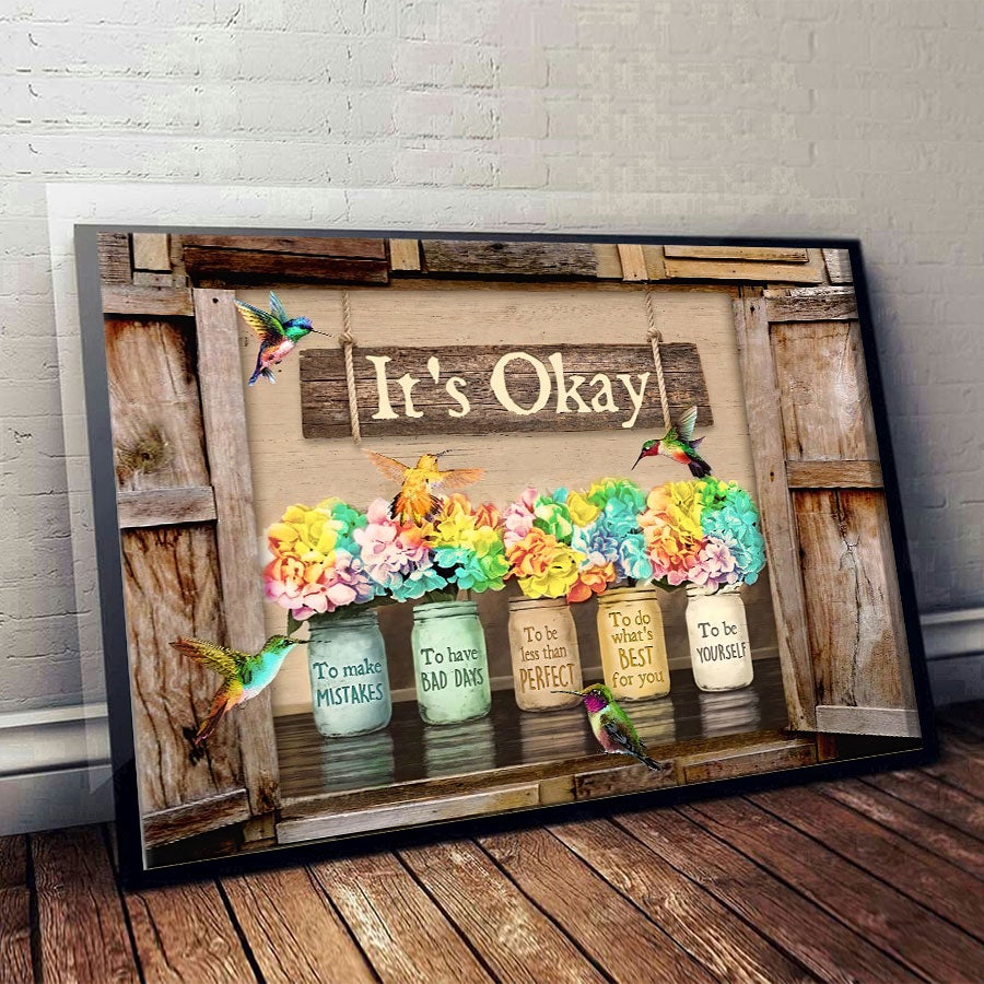 It's Okay To Be Yourself - LGBT Support Poster