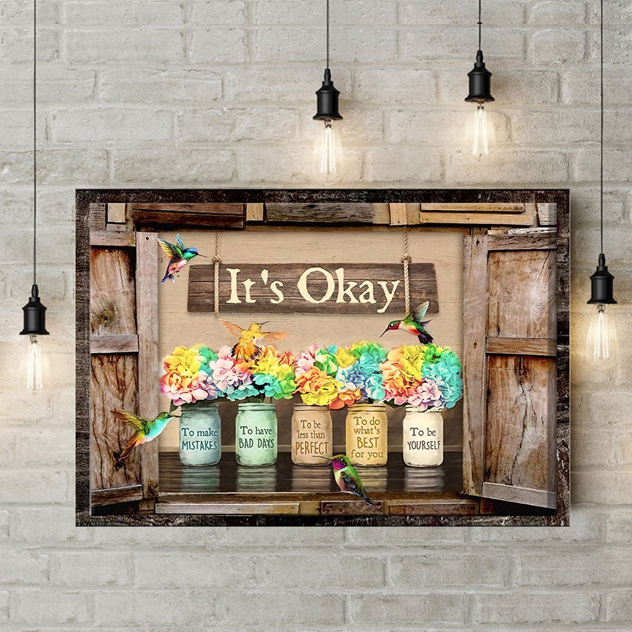 It's Okay To Be Yourself - LGBT Support Poster